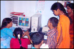 Learning through Educational CDs of Care n Cure at LEKHADEEP Special School, click here to see large picture.