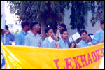 Lekhadeepans ready to take off in the Awareness Rally 2002, click here to see large picture.