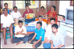Hostelites are learning , Vocal music and playing Instruments, click here to see large picture.