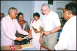 Visit of US delegates on disability Research & Rehabilitation to lekhadeep, click here to see large picture.