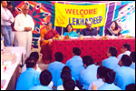 Sri S. B. Pillay, Prl. AG, Mrs Pillay, Ms Sailaja, Sr DAG [Admn]., Sri K. K. Nageswara Rao [Welfare Officer] and Ms A. T. Thressia Kutty at LEKHADEEP., click here to see large picture.